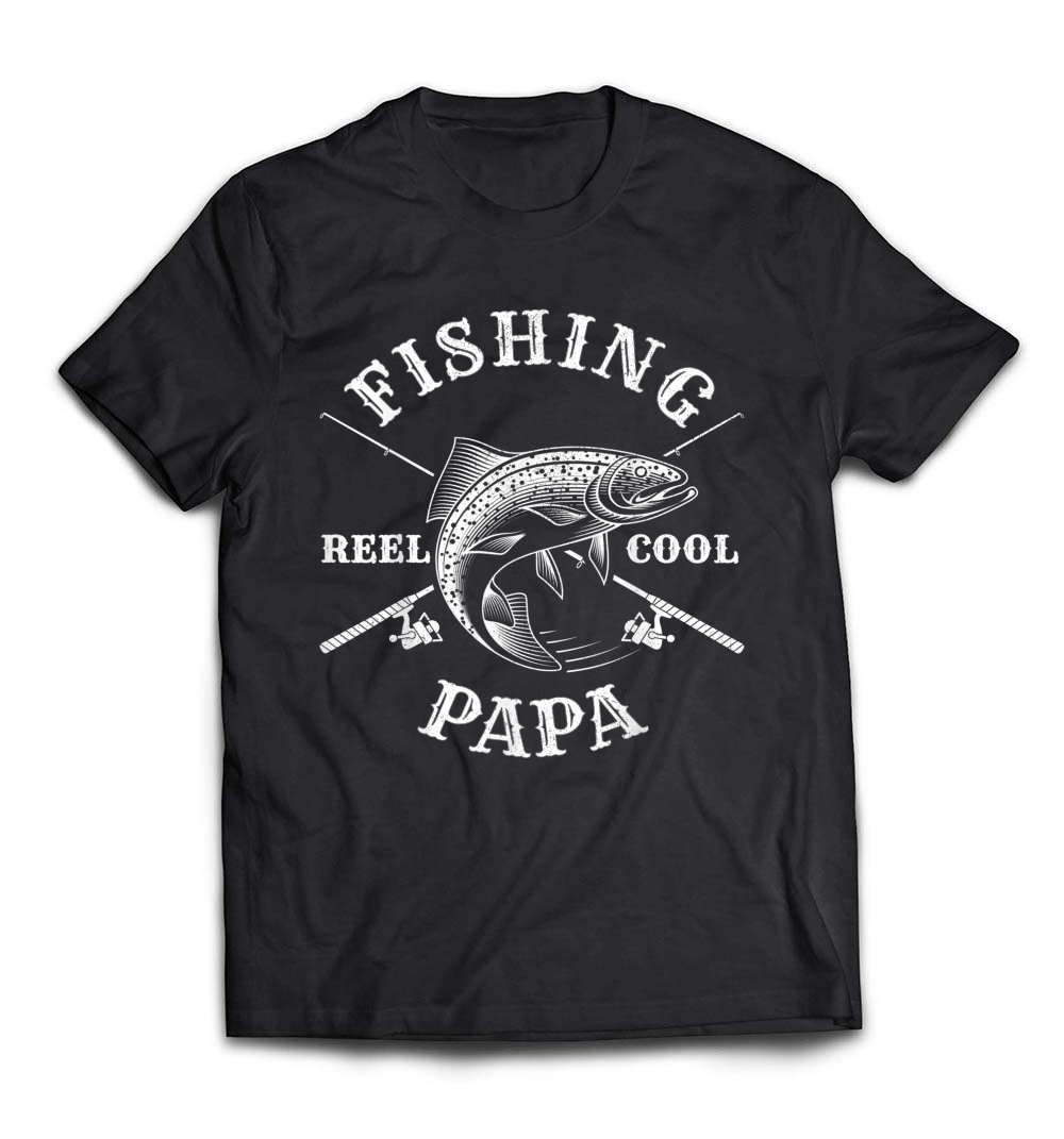 Fishing Papa T-Shirt: Reel Cool Father’s Day Gift for Grandpas